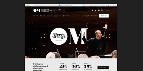 Orchestre Metropolitain Identity On Behance