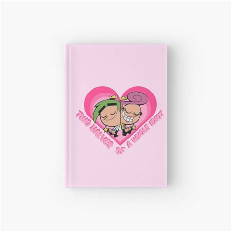 "Two Halves of a Whole Idiot (Cosmo and Wanda, Fairly Odd Parents)" Hardcover Journal by ...