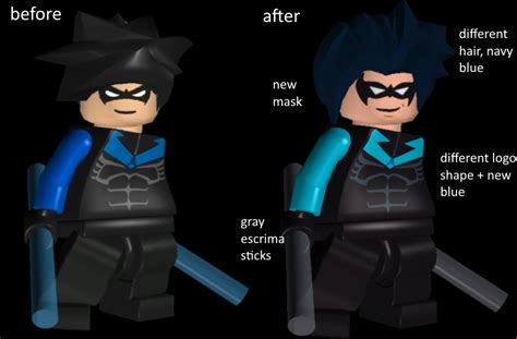 part of my ultimate lego batman PC skinpack mod is this nightwing ...