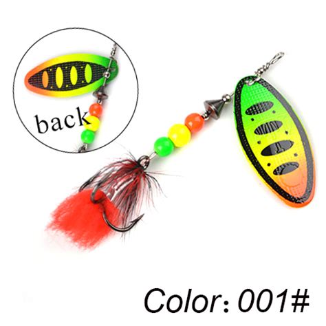 Metal Fishing Lure Spinner Bait G G G Hard Bait Spoon Lures With