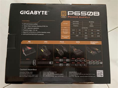 Gigabyte P650B PSU, Computers & Tech, Parts & Accessories, Computer ...