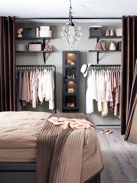 30 Simple And Modern Open Closet Ideas For Your Bedroom Homemydesign