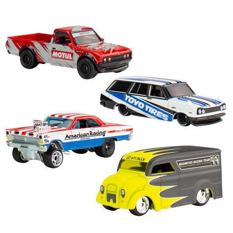 Hot Wheels Pop Culture 2023 Speed Graphics Mix 4 Vehicles Case Of 12