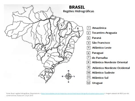 Bacia Hidrogr Fica E Regi Es Hidrogr Ficas Brasileiras Planos De Aula