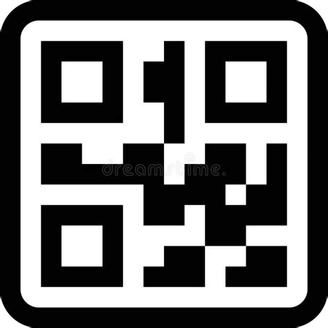 Icono De La Muestra De Código De Qr Símbolo Del Código De Exploración