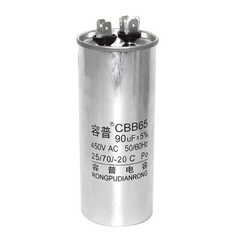 Cbb65 Air Conditioner Compressor Start Capacitor 6 10 16 20 30 40 50 60 70 80uf 450v