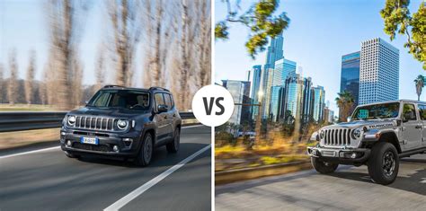 Jeep Renegade VS Jeep Wrangler Autovergleich AUTOGOTT DE