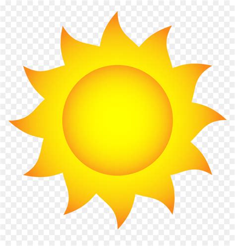 clip art sun transparent background hd png  vhv