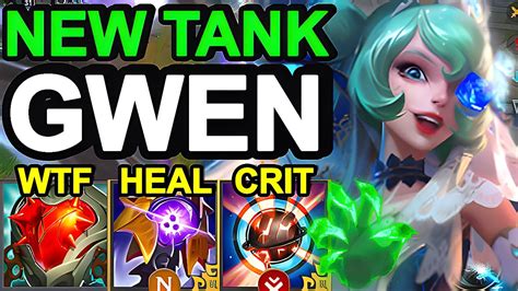 Wild Rift China Gwen Top New Heartsteel Gwen Op Build Runes Prestige Crystal Rose Gwen Skin