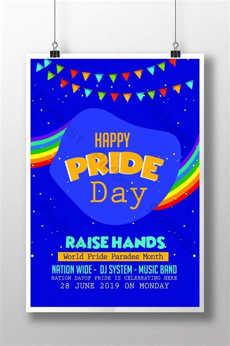 Lgbt Pride Event Poster Templates Poster Psd Free Download Pikbest