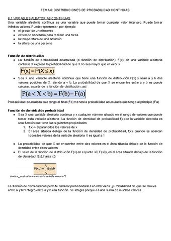 Tema Distribuciones De Probabilidad Continuas Pdf