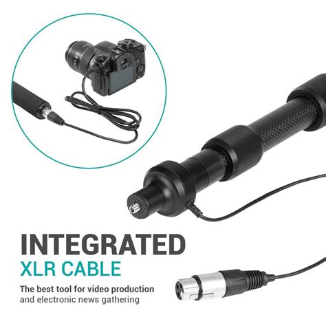 Cmp 25 Telescoping Microphone Boom Pole For Video Making Movo