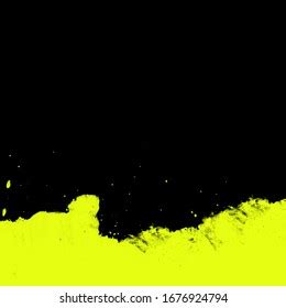 Black Yellow Grunge Modern Thumbnail Background Stock Vector Royalty