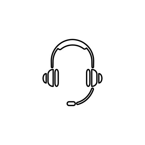 Headset Icon Headset Logo Vector Illustration Logo Template For Many