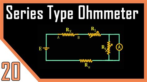 Series Type Ohmmeter Medium Resistance Measurement Instrumentation