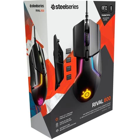 SteelSeries Rival 600 Gaming Maus Schwarz