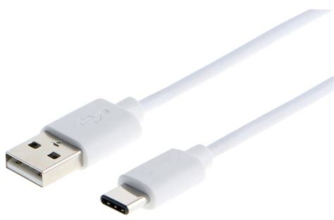 Usb 20 A Plug To Usb Type C Cable 2m White Pro Signal Cpc