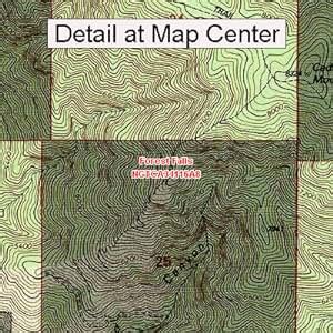 Amazon USGS Topographic Quadrangle Map Forest Falls California