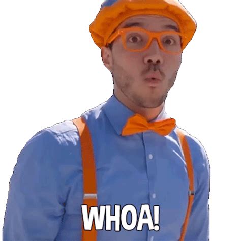 Whoa Blippi Sticker Whoa Blippi Blippi Wonders Educational Cartoons