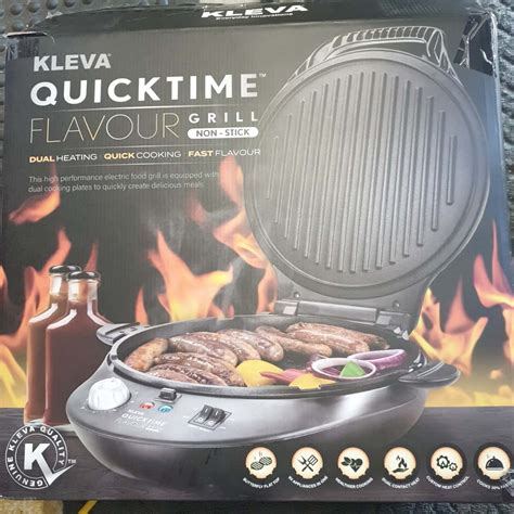 Kleva Quicktime Non Stick Electric Grill New S