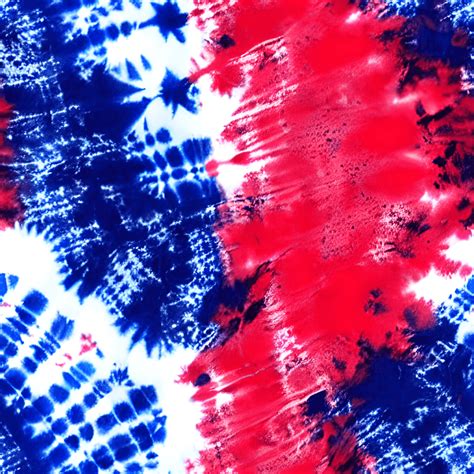 Red White And Blue Tie Dye Graphic Creative Fabrica