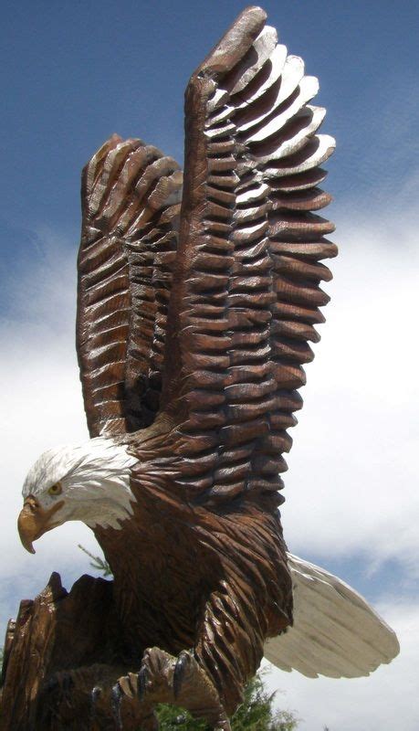 Bald Eagle Carving Chainsaw Wood Carving Chainsaw Carving Wood