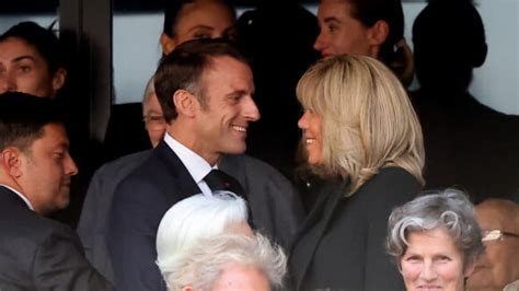 Photo Emmanuel Macron et sa femme Brigitte Le président de la