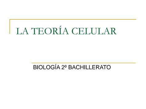 Solution La Teor A Celular Y M Todos De Estudio Biolog A Studypool