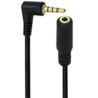 Creator Audio Extension Cable Degree Trrs Mm Poles Male To