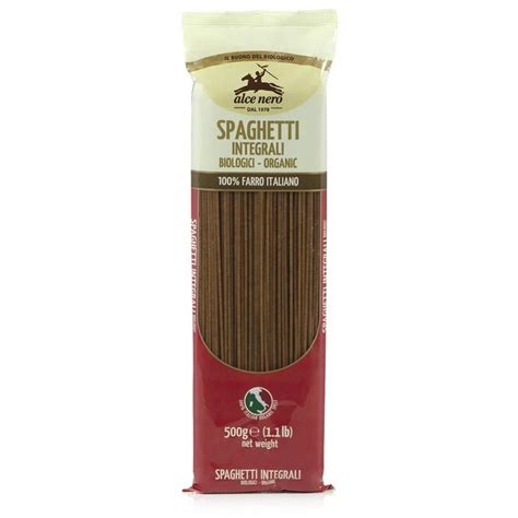 Makaron Orkiszowy Razowy Spaghetti Bio 500 G Alce Nero Alce Nero