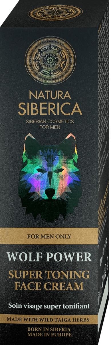 Natura Siberica MEN tonizující krém na obličej Wolf Power 50 ml dm cz