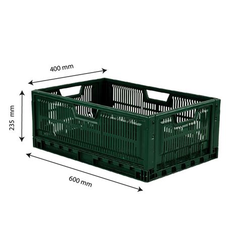 Gilac™ Foldable Stacking Crate Foldable Stacking Crate Dimensions L X