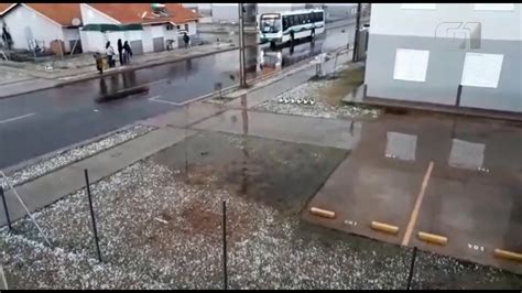 Vídeo Chuva De Granizo Atinge Cascavel Paraná G1