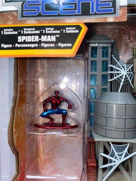 Jada Nano Metalfigs Marvel Spider Man Daily City Scene Set Bugle