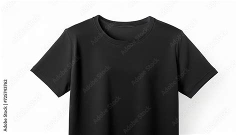 Men S Women S Oversized Black Blank T Shirt Template Natural Shape For