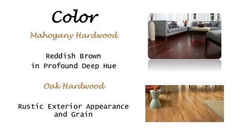 Oak Hardwood Vs Mahogany