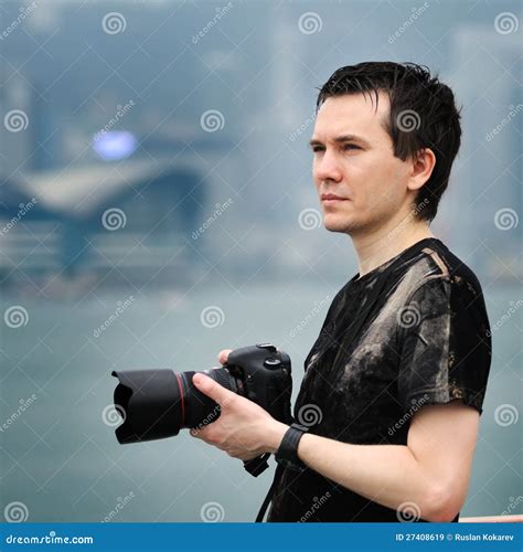 Amateur Photographer Stock Image Image Of Kong Happy