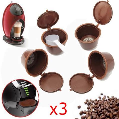 PACK 3 CAPSULE DOLCE GUSTO COMPATIBLE RECHARGEABLE Fiche Technique Et