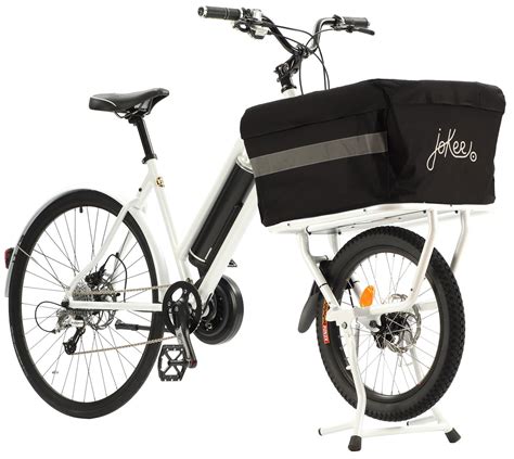 Vélo électrique Cargo Compact blanc Bocyclo le vélo français