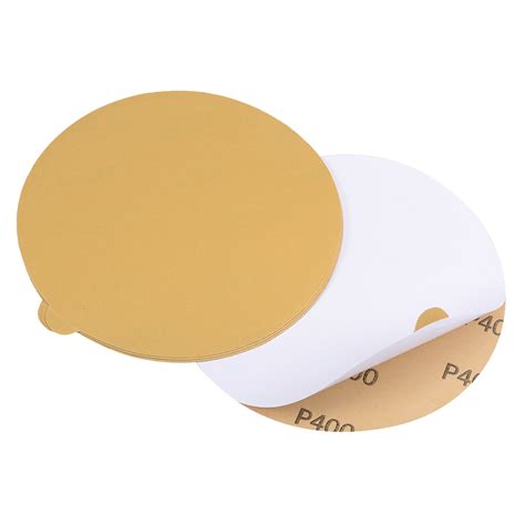 Inch Psa Sanding Disc Aluminum Oxide Adhesive Back Sandpaper Yellow