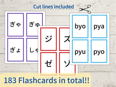 Additional Japanese Hiragana And Katakana Flashcards Japanese