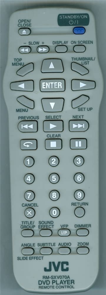 Jvc Rm Sxv A Genuine Oem Original Remote