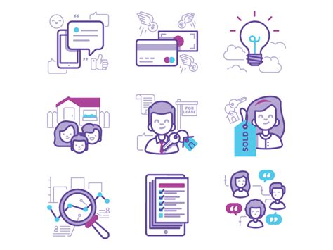 I made some icons for a property managment company Vic Gantt, Best ...