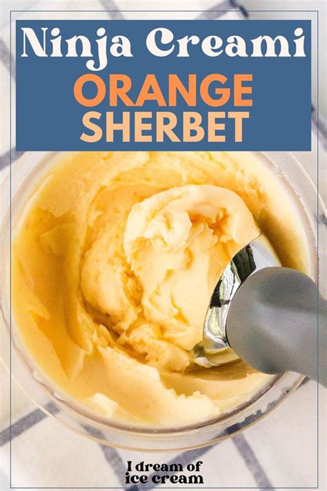 Ninja Creami Orange Sherbet Receta