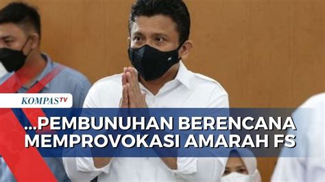 Jaksa Penuntut Umum Sebut Pembunuhan Berencana Memprovokasi Amarah