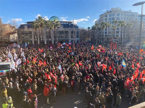 Manifestation Contre La R Forme Des Retraites Les Chiffres En Occitanie