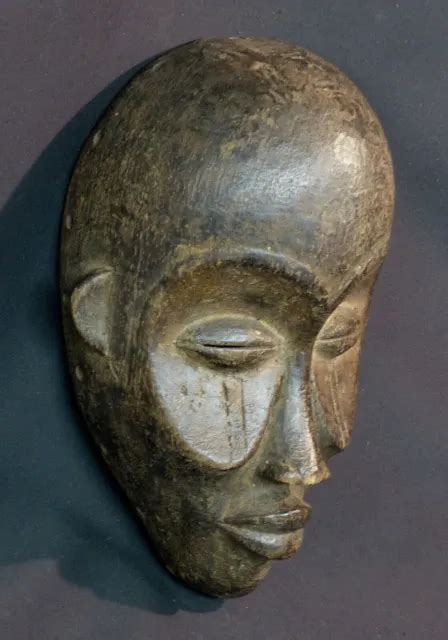 C Art Africain Remarquable Masque Ancien Lulua Du Congo Rare Et Tr S