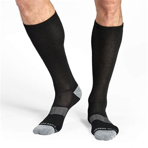 Tommie Copper Over The Calf Compression Socks Black