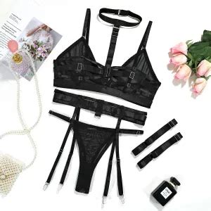 Wholesales Lingerie Underwear See Through Bra Erotic Bikini Underwear Garter Bondage Costumes