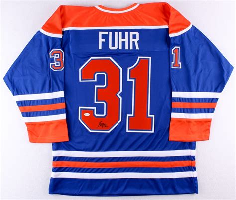 Grant Fuhr Signed Oilers Jersey (JSA COA) | Pristine Auction